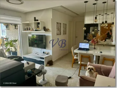 Apartamento com 2 Quartos à venda, 60m² no Vila Valparaíso, Santo André