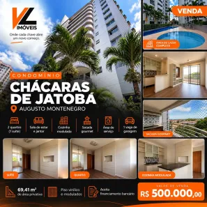 Apartamento com 2 Quartos à venda, 69m² no Parque Verde, Belém