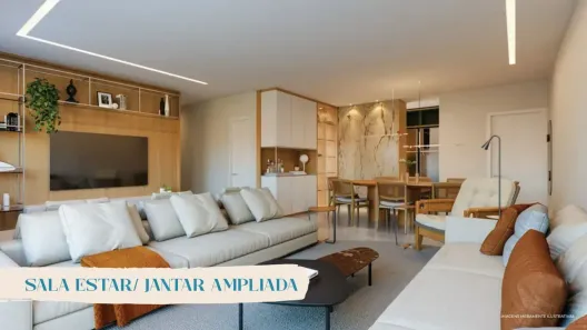 Apartamento com 3 Quartos à venda, 107m² no Barra de Jangada, Jaboatão dos Guararapes