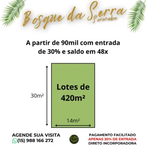 Lote/Terreno à venda, 600m² no Brigadeiro Tobias, Sorocaba
