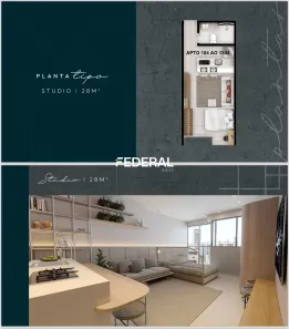 Apartamento com 1 Quarto à venda, 28m² no Boa Viagem, Recife
