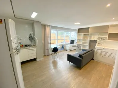 Flat com 1 Quarto para alugar, 45m² no Brooklin Paulista, São Paulo
