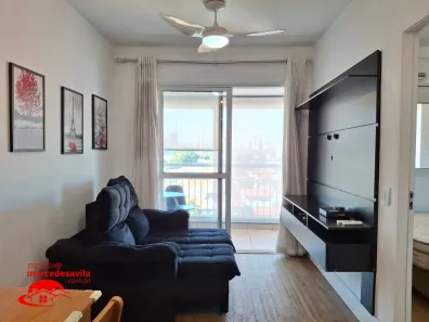Apartamento com 1 Quarto para alugar, 49m² no Brooklin Paulista, São Paulo