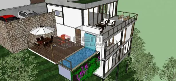 Lote/Terreno à venda, 881m² no Santa Teresa, Rio de Janeiro