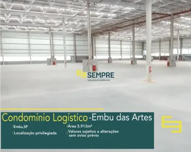 Galpão/Depósito/Armazém para alugar, 5913m² no Água Espraiada, Embu das Artes