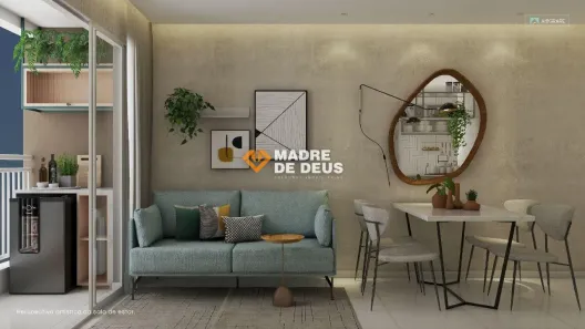 Apartamento com 2 Quartos à venda, 50m² no José de Alencar, Fortaleza