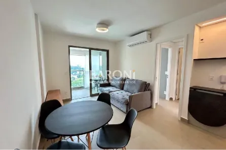 Apartamento com 1 Quarto para alugar, 45m² no Indianópolis, São Paulo