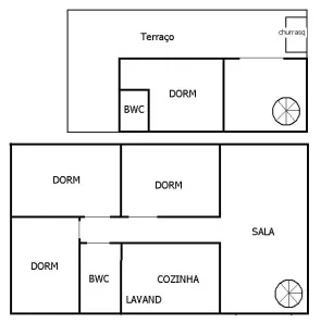 Apartamento com 4 Quartos para alugar, 82m² no Campina do Siqueira, Curitiba