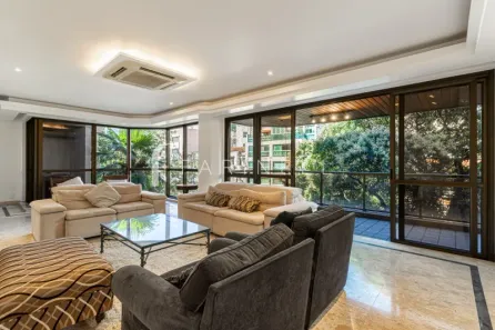 Apartamento com 3 Quartos para alugar, 191m² no Lagoa, Rio de Janeiro