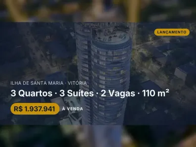 Apartamento com 3 Quartos à venda, 110m² no Ilha de Santa Maria, Vitória
