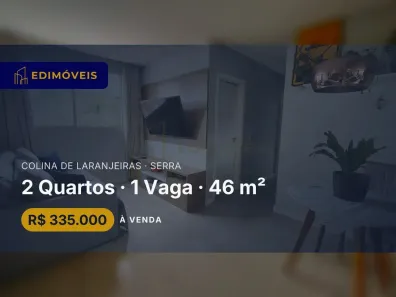 Apartamento com 2 Quartos à venda, 46m² no Colina de Laranjeiras, Serra