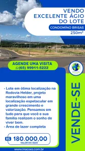 Lote/Terreno à venda, 250m² no Ribeirão do Lipa, Cuiabá