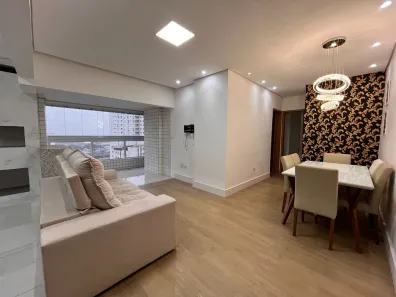 Apartamento com 2 Quartos para alugar, 97m² no Guilhermina, Praia Grande