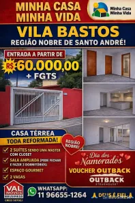 Casa com 3 Quartos à venda, 140m² no Vila Alice, Santo André
