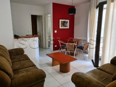 Flat com 1 Quarto para alugar, 45m² no Indianópolis, São Paulo
