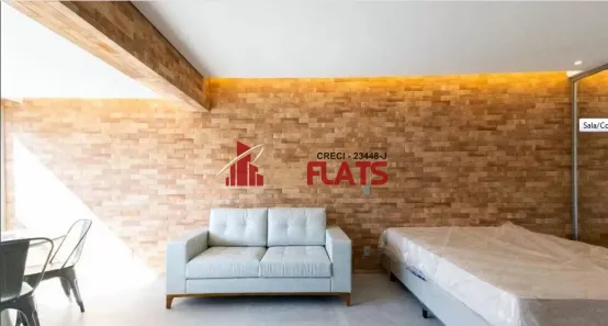 Flat com 1 Quarto à venda, 37m² no Indianópolis, São Paulo