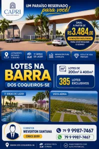 Lote/Terreno à venda, 213m² no Zona de Expansão Capua, Barra dos Coqueiros