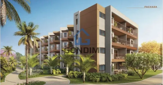 Apartamento com 1 Quarto à venda, 31m² no Cumbuco, Caucaia