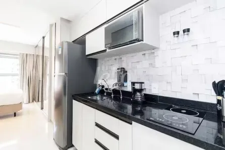 Apartamento com 1 Quarto para alugar, 24m² no Indianópolis, São Paulo
