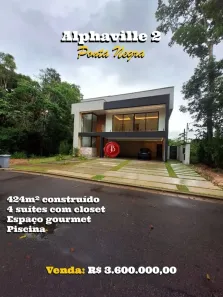 Casa de Condomínio com 4 Quartos à venda, 424m² no Ponta Negra, Manaus