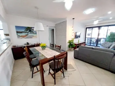 Apartamento com 3 Quartos para alugar, 119m² no Enseada, Guarujá