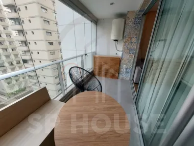 Apartamento com 1 Quarto para alugar, 37m² no Brooklin Paulista, São Paulo