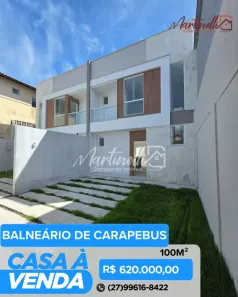 Sobrado com 3 Quartos à venda, 100m² no Balneário de Carapebus, Serra