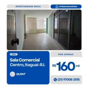 Ponto Comercial à venda, 28m² no Centro, Itaguaí