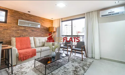 Flat com 1 Quarto para alugar, 70m² no Vila Nova Conceição, São Paulo