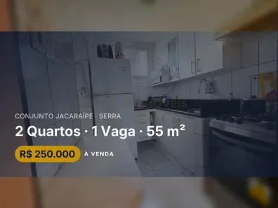 Apartamento com 2 Quartos à venda, 55m² no Conjunto Jacaraípe, Serra