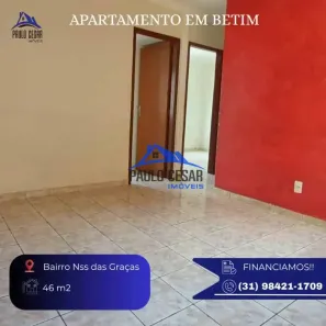 Apartamento com 2 Quartos à venda, 46m² no Senhora das Graças, Betim
