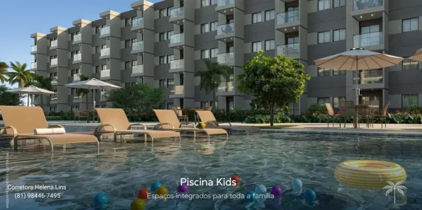 Apartamento com 2 Quartos à venda, 45m² no Tamandaré, Tamandaré