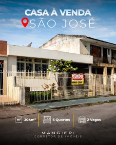 Casa com 5 Quartos à venda, 304m² no São José, Aracaju
