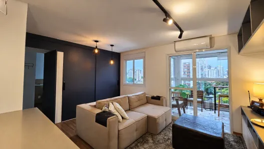 Apartamento com 1 Quarto para alugar, 54m² no Jardim das Acácias, São Paulo