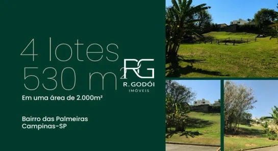 Lote/Terreno à venda, 530m² no Bairro das Palmeiras, Campinas