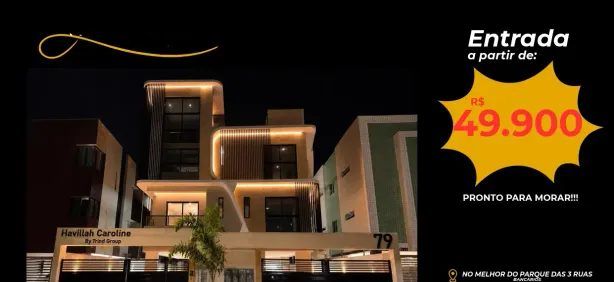 Apartamento com 2 Quartos à venda, 52m² no Bancários, João Pessoa