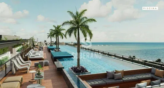 Flat com 1 Quarto à venda, 22m² no Cabo Branco, João Pessoa