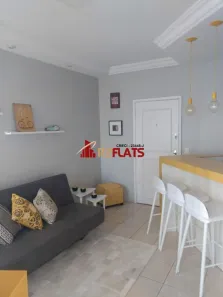 Flat com 1 Quarto para alugar, 38m² no Indianópolis, São Paulo