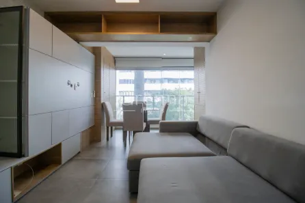 Apartamento com 1 Quarto para alugar, 44m² no Indianópolis, São Paulo
