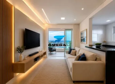 Apartamento com 2 Quartos à venda, 65m² no Loteamento João Batista Julião, Guarujá