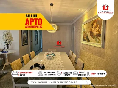Apartamento com 4 Quartos à venda, 180m² no Adrianópolis, Manaus