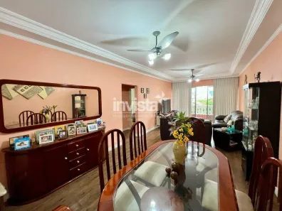 Apartamento com 3 Quartos à venda, 133m² no Boqueirão, Santos
