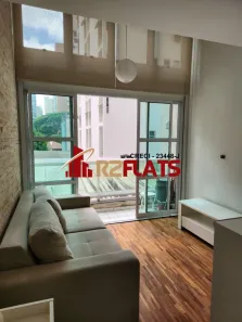 Apartamento com 1 Quarto para alugar, 48m² no Indianópolis, São Paulo