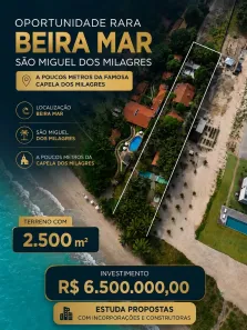 Lote/Terreno com 1 Quarto à venda, 2520m² no , São Miguel dos Milagres