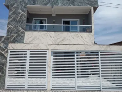 Casa de Condomínio com 3 Quartos à venda, 81m² no Antártica, Praia Grande