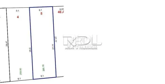 Lote/Terreno à venda, 257m² no Vila Guiomar, Santo André
