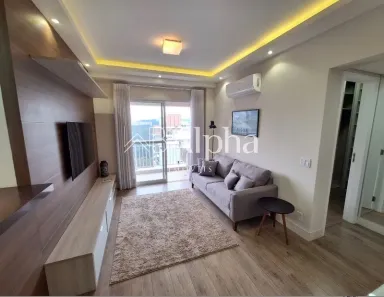 Apartamento com 1 Quarto para venda ou aluguel, 50m² no Melville Empresarial I e II, Barueri