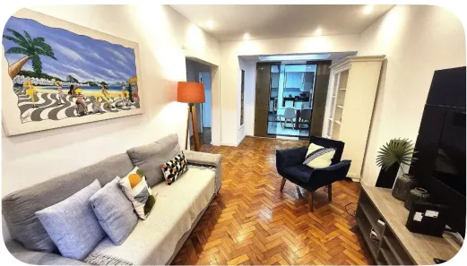 Apartamento com 3 Quartos para alugar, 100m² no Copacabana, Rio de Janeiro