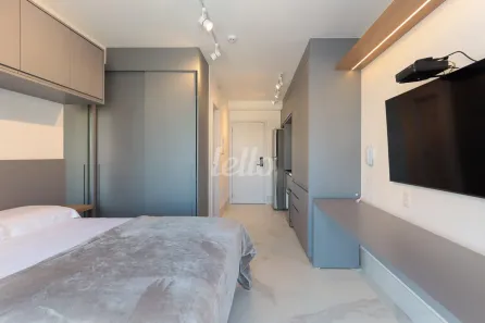 Apartamento com 1 Quarto para alugar, 28m² no Santo Amaro, São Paulo