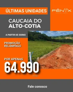 Lote/Terreno à venda, 500m² no Parque Caucaia (Caucaia do Alto), Cotia